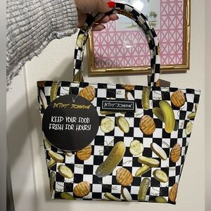Betsey Johnson Pickle Lunch Bag Tote